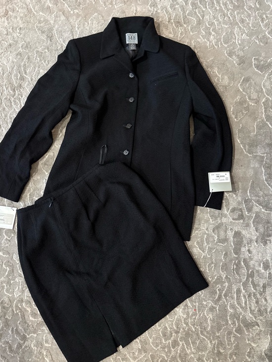Lafayette 148 New York Dresses & Skirts - NWT ✨ Studio 148 Lafayette 148 NY Black Textured Skirt Suit Set women’s Size 8
